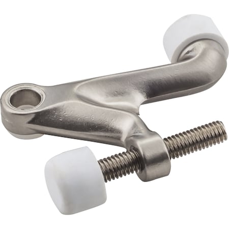 Hardware Resources Hinge Pin Door Stop - Satin Nickel DS02-SN